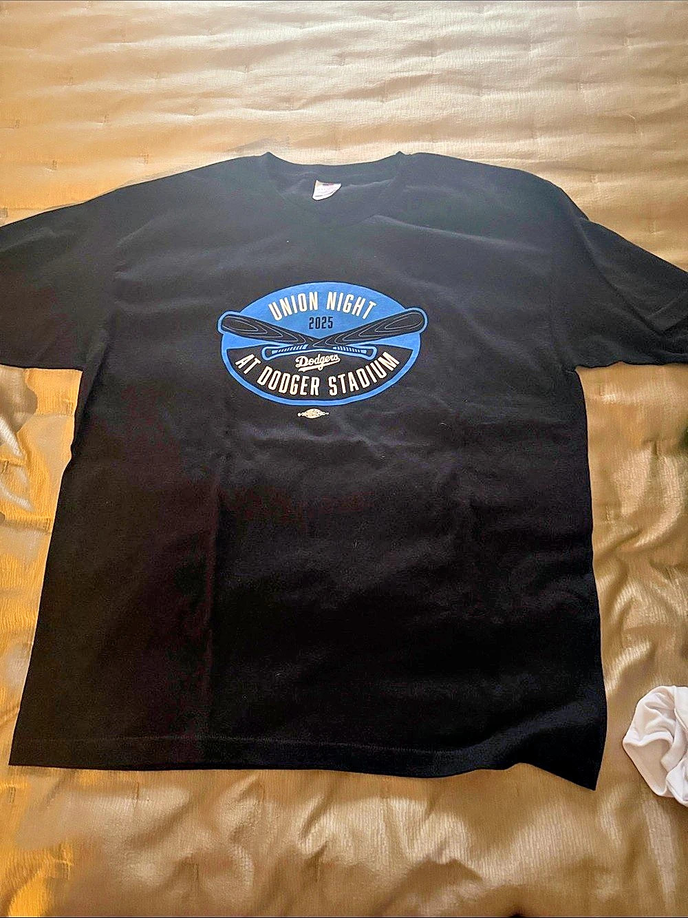 Los Angeles Dodgers 2025 Union Night T-Shirt Black